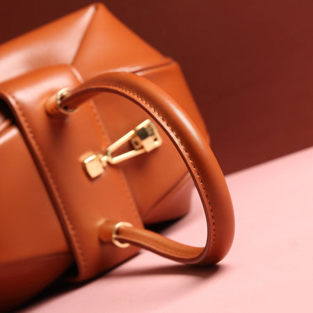 Leather handbags fashion dumplings handbag - ANIBEY