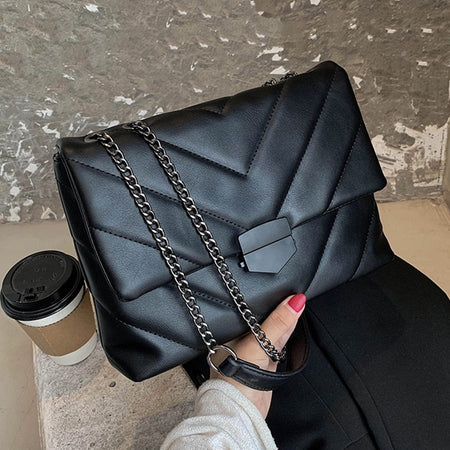 Embroidery Thread Small PU Leather Crossbody Bags for Women Trend Hand Bag Women's Branded Trending Shoulder Handbags - ANIBEY