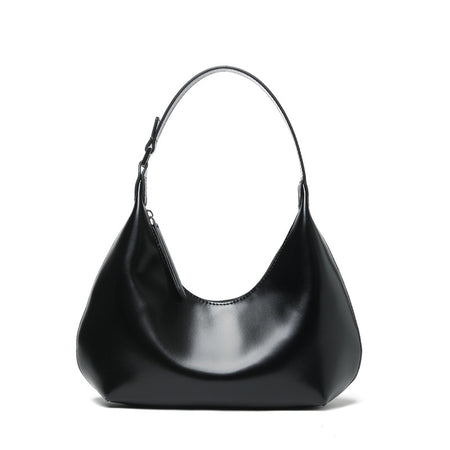 Fashionable And Simple Armpit One-shoulder Portable Cowhide Bag - ANIBEY