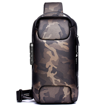 Men Chest Bag Messenger Bag Anti-theft Shoulder Bags Chest Bag Pack For Male - ANIBEY