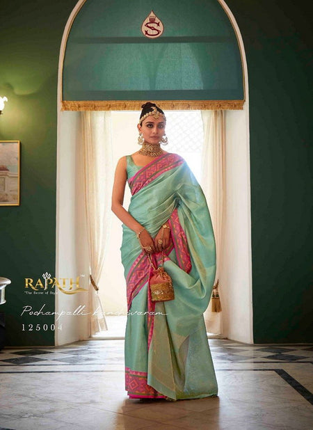 Indian Saree Traditional Banarasi Silk - ANIBEY