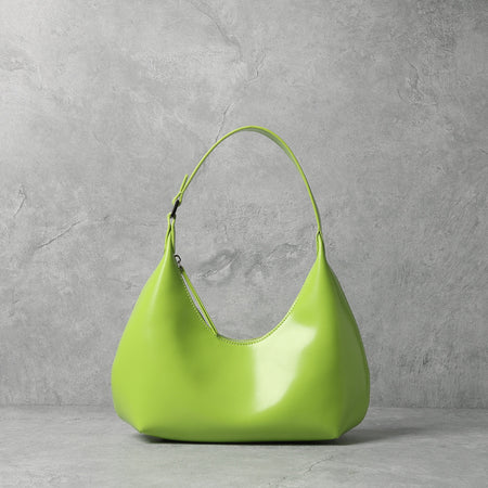 Fashionable And Simple Armpit One-shoulder Portable Cowhide Bag - ANIBEY