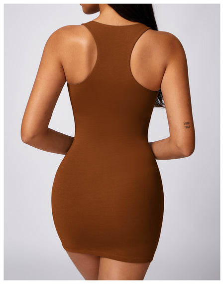Summer Women's Vest Sheath Dress - ANIBEY