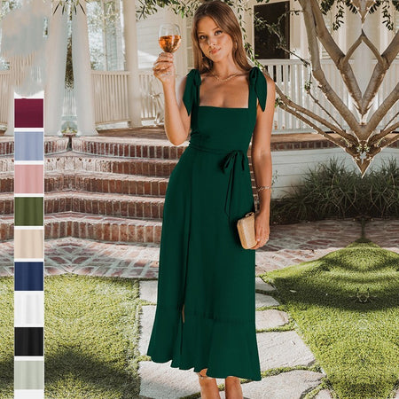 Women's Elegant Fashion Split Dress - ANIBEY