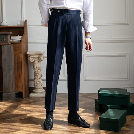 Naples High-waisted Straight Leg Casual Dress Pants - ANIBEY