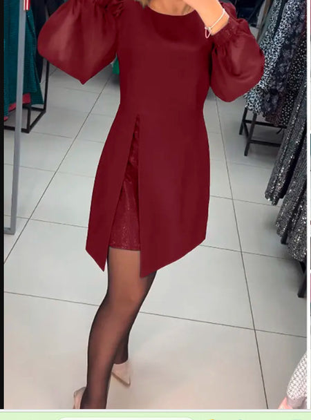 Ladies New Temperament Waist-controlled Dress - ANIBEY