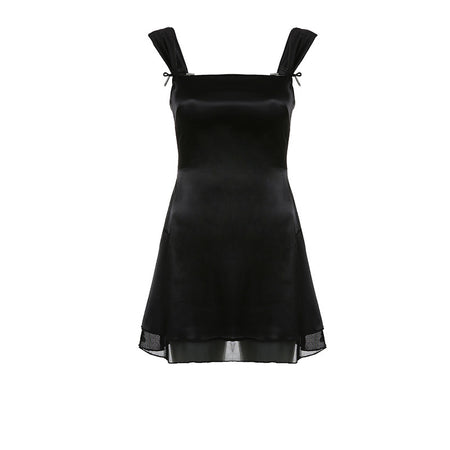 Fashionable Reversible Chiffon Suspender Dress For Women - ANIBEY