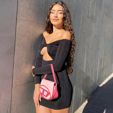 Fashionable Slim-fit High Waist Hip Skirt Off-shoulder Skirt - ANIBEY