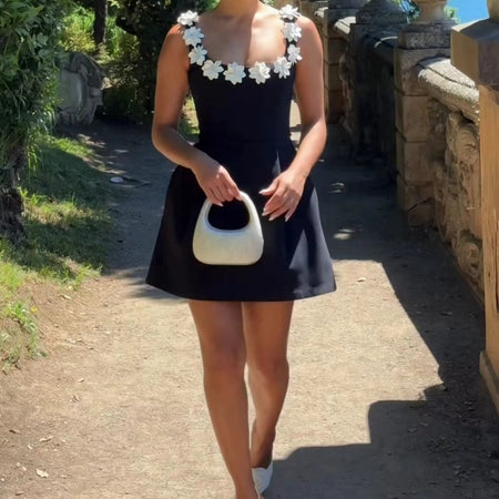 Heavy Industry Beads Sling Dress Women's Fashion - ANIBEY