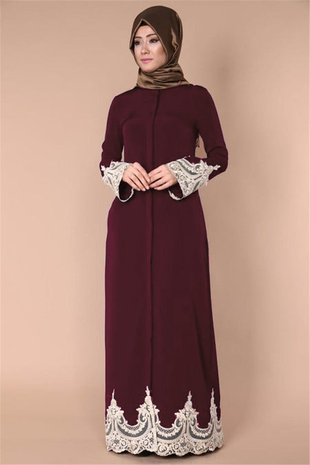 Muslim lace robe - ANIBEY