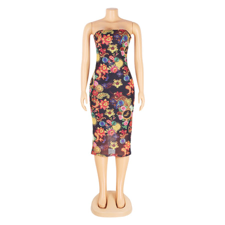 Sexy Tight-Fitting Breast-Wrapped Women Hip Dress - ANIBEY