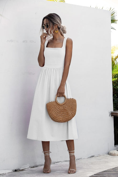 Strapless back dress - ANIBEY