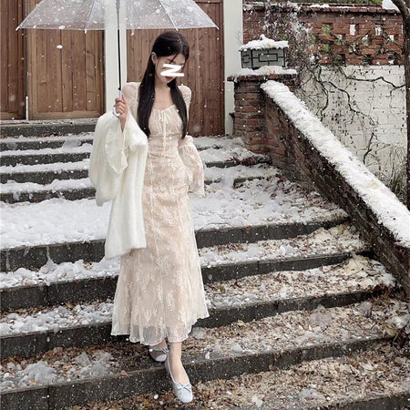 Women's Fashion Artistic Retro Style Gentle Ladies' Dress - ANIBEY