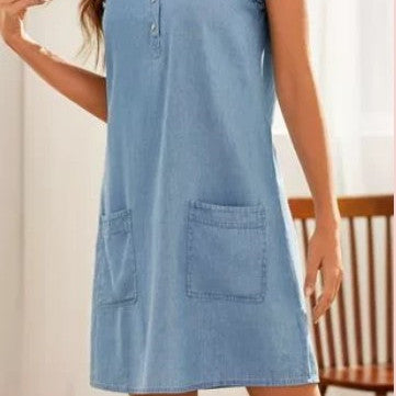 European And American Style Hollow Lace Denim Skirt - ANIBEY