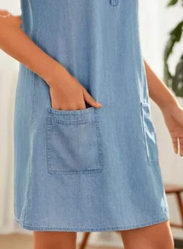 European And American Style Hollow Lace Denim Skirt - ANIBEY