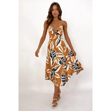 Sweet Tie-neck Sling Dress Women - ANIBEY