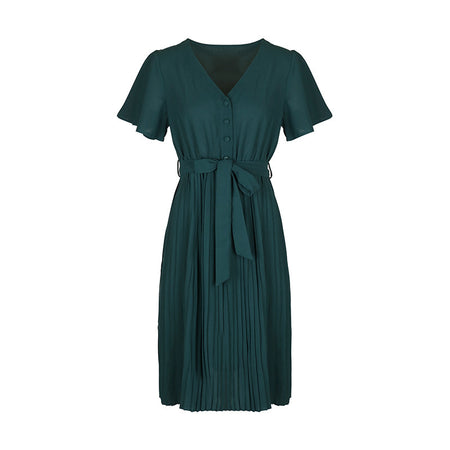 Elegant Women's French Retro Dress - ANIBEY