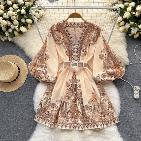 Socialite Temperament V-neck Women Dress - ANIBEY
