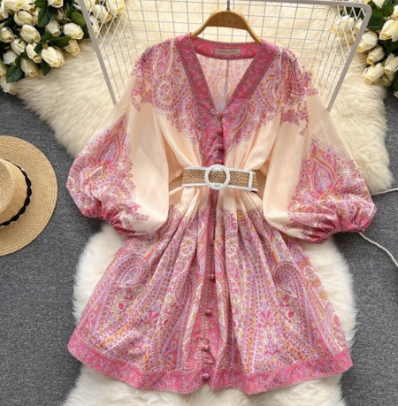 Socialite Temperament V-neck Women Dress - ANIBEY