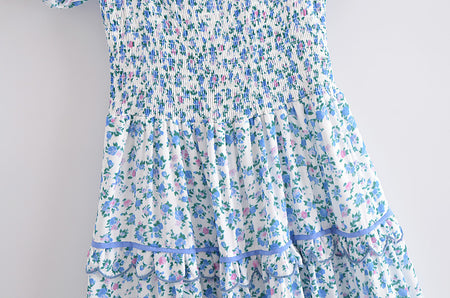 European And American Multi-layer Lace Long Dress Beach Dress - ANIBEY