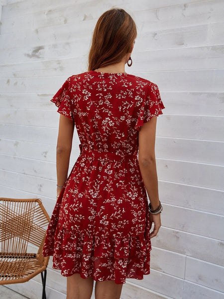 European And American Printing Best-selling Dress - ANIBEY