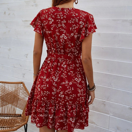 European And American Printing Best-selling Dress - ANIBEY