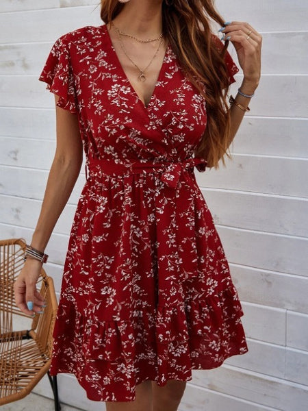 European And American Printing Best-selling Dress - ANIBEY
