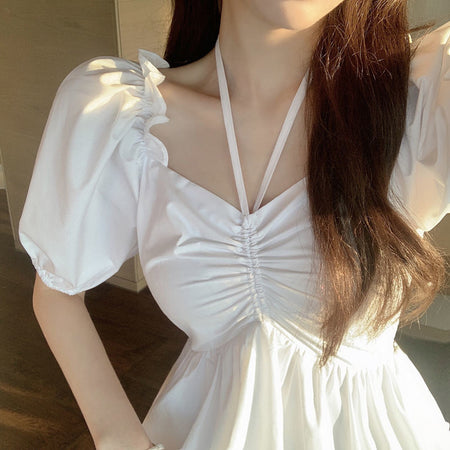 French First Love White Dress - ANIBEY