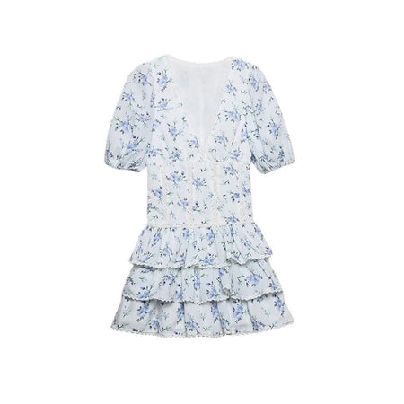 Sweet Embroidery Printing Cake Dress Fashion Temperament - ANIBEY