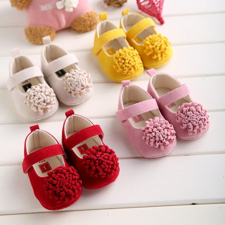 Toddler Shoes Female Baby Shoes Soft Sole Princess Series Step Shoes Baby Shoes - ANIBEY