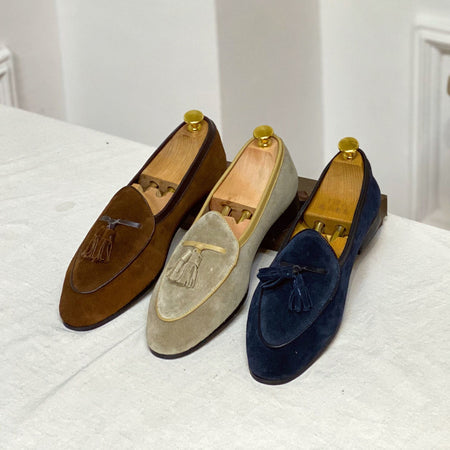 Suede Slip On Fashion Loafers - ANIBEY