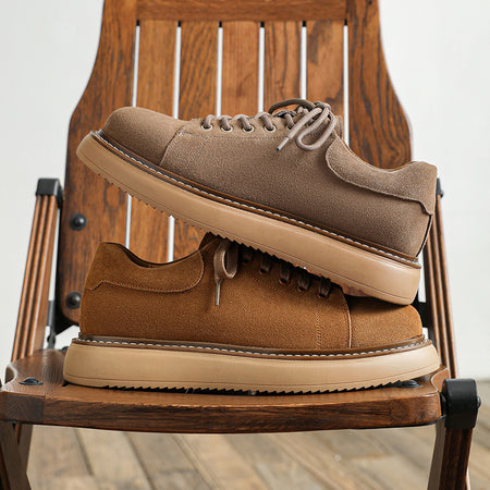 Suede Retro Workwear Sneakers For Men - ANIBEY