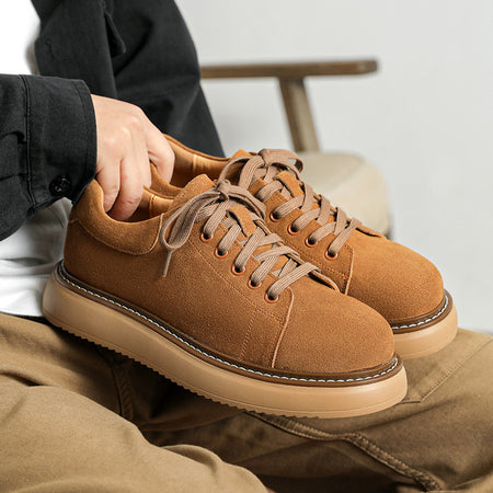 Suede Retro Workwear Sneakers For Men - ANIBEY