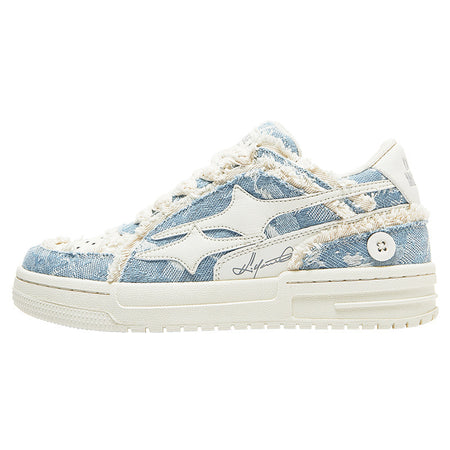 Men's and Women's Unisex Denim Breathable Sneakers - ANIBEY