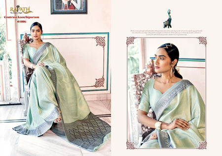 Indian Saree Traditional Banarasi Silk - ANIBEY