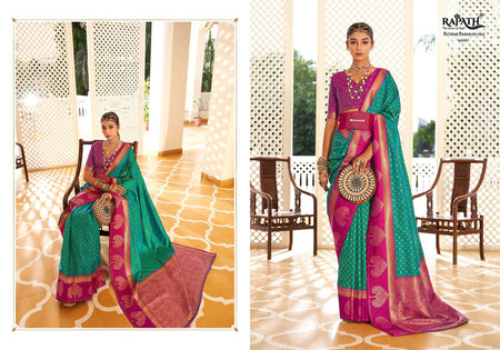 Indian Saree Traditional Banarasi Silk - ANIBEY