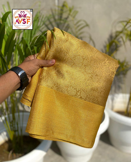 Buy Up Rabt Banarasi Gold Tissue Silk Saree for Women - ANIBEY
