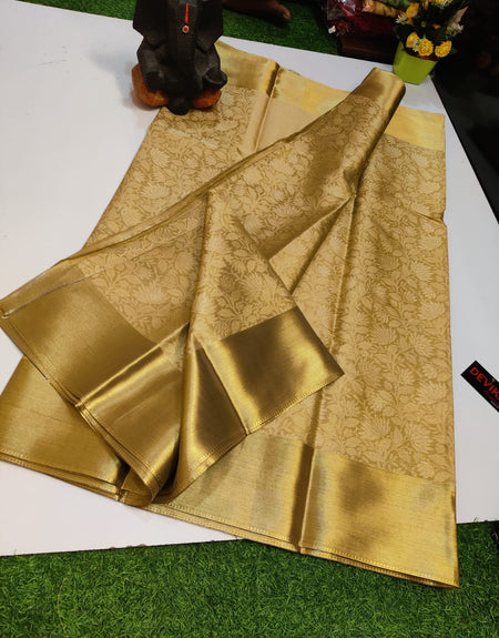 Buy Up Rabt Banarasi Gold Tissue Silk Saree for Women - ANIBEY
