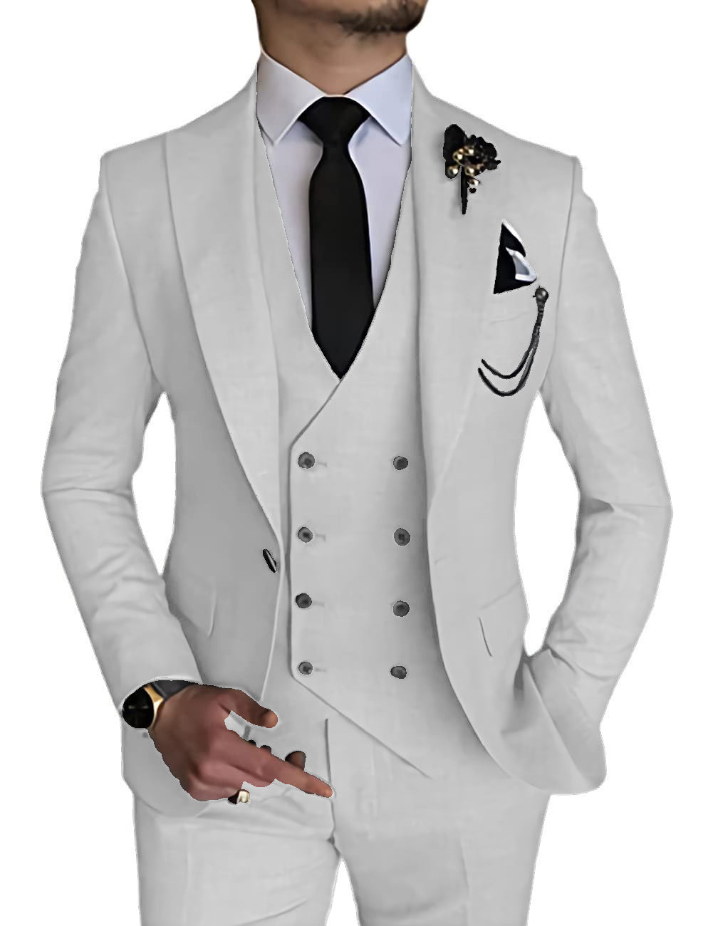Business Casual Three-piece Suit for Men - ANIBEY