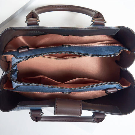 Women Shoulder Bag Big Buckle Handbags Work Daily Office Crossbody Bags - ANIBEY
