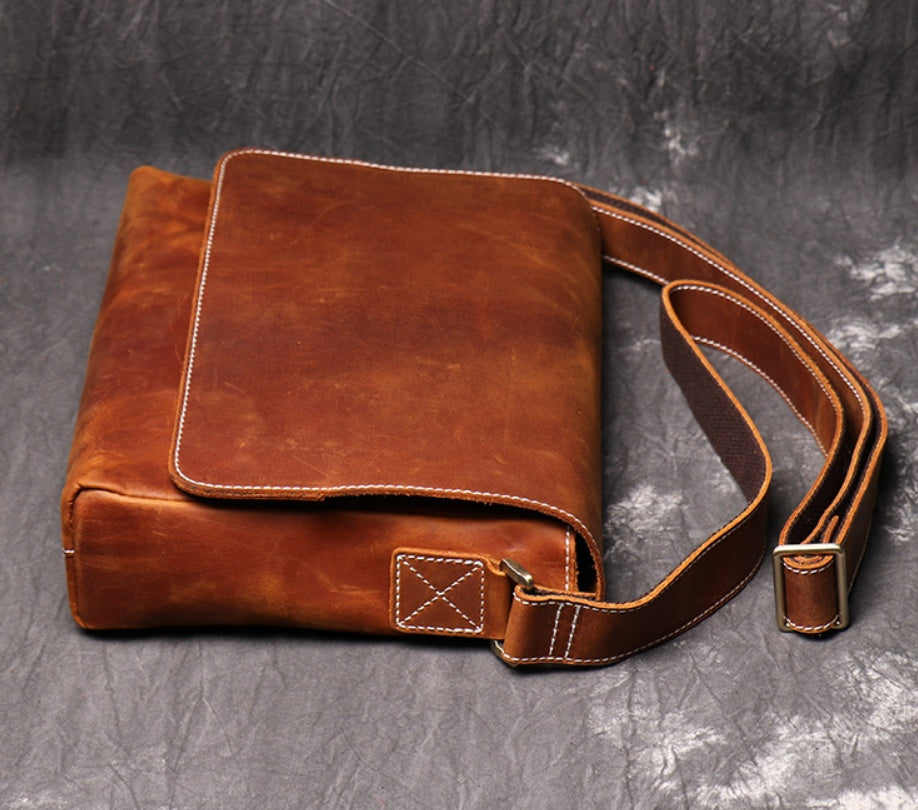 Vintage handmade men's shoulder slung - ANIBEY