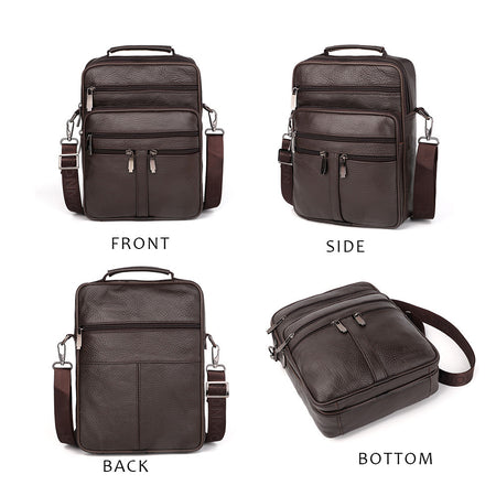 Leather cross-body bag - ANIBEY