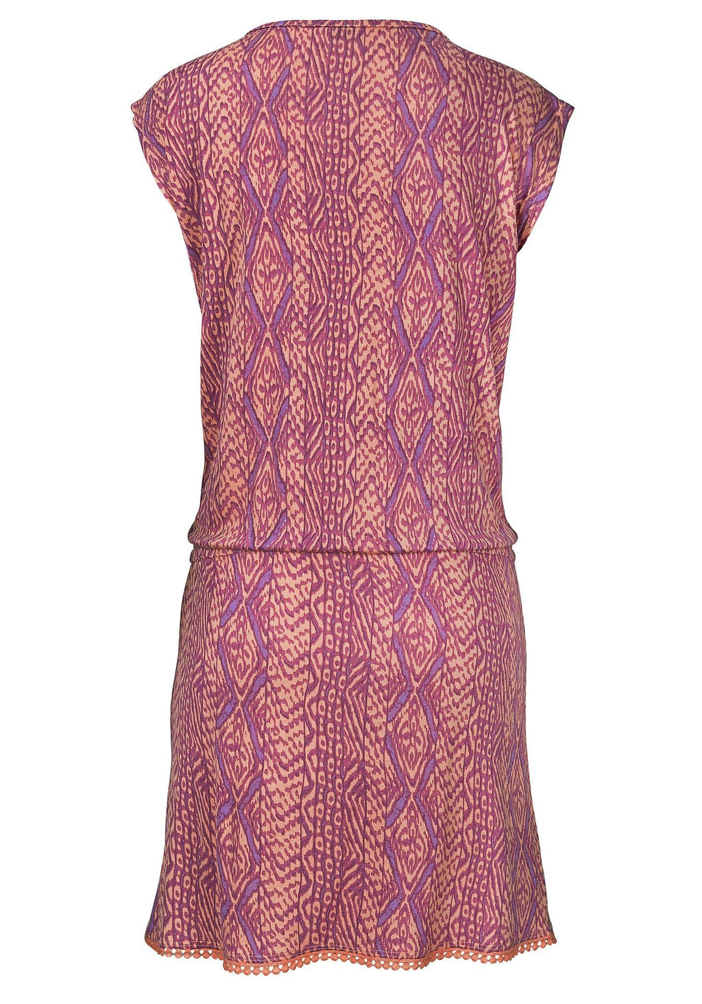Nine teeth lace skirt elastic waist waist dress - ANIBEY