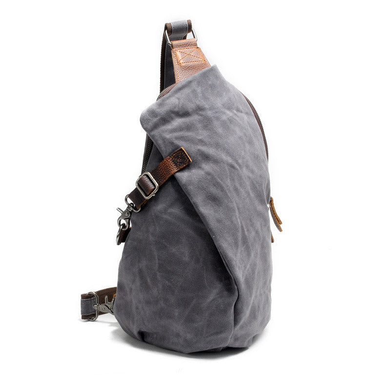 Waterproof Batik Backpack Vintage Chest Bag - ANIBEY