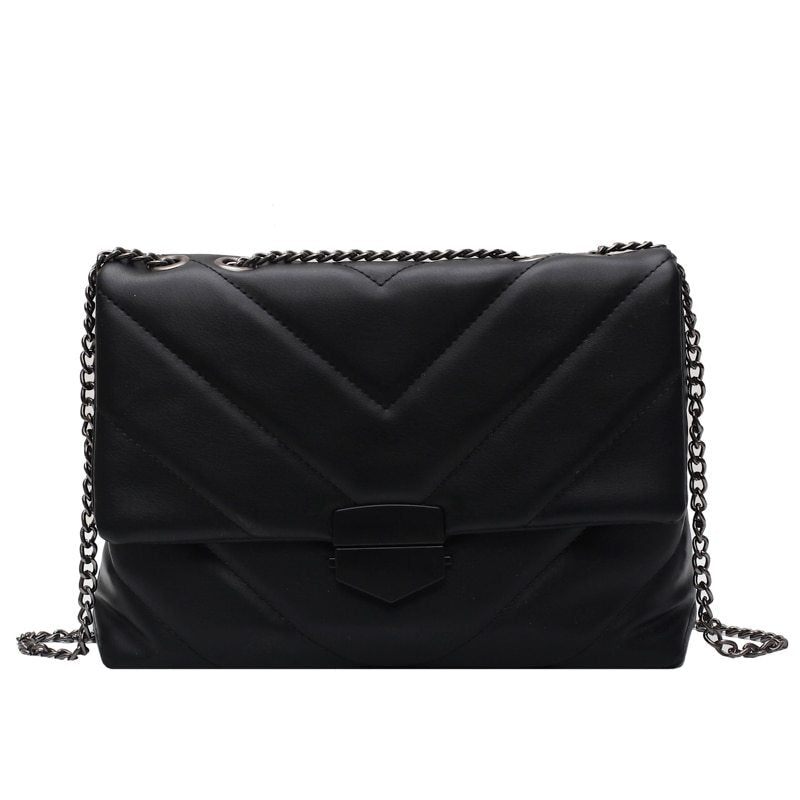 Embroidery Thread Small PU Leather Crossbody Bags for Women Trend Hand Bag Women's Branded Trending Shoulder Handbags - ANIBEY