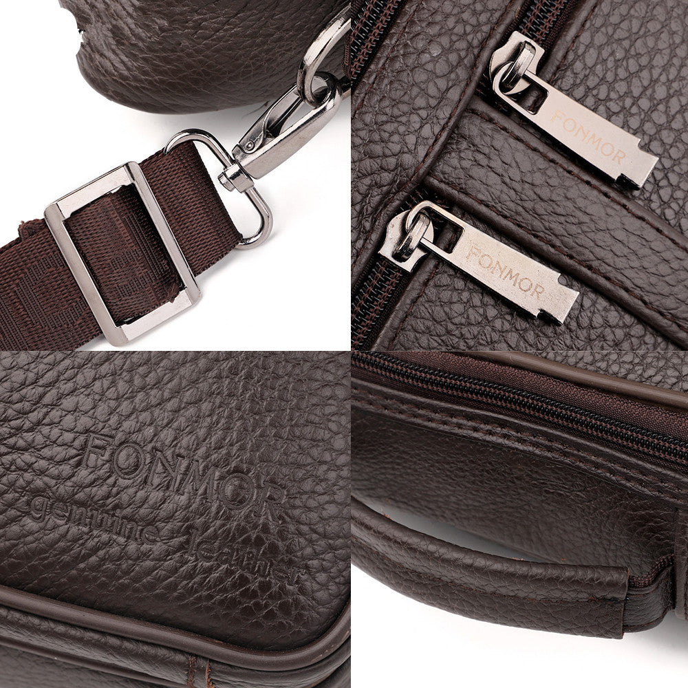 Leather cross-body bag - ANIBEY