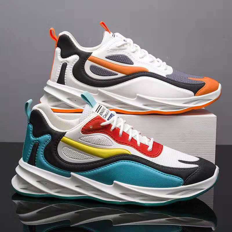 Casual Leisure Laced-up Sports Running Shoes - ANIBEY