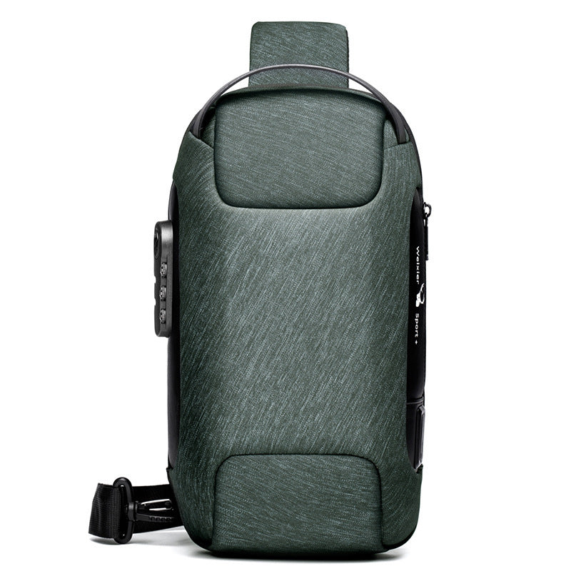 Men Chest Bag Messenger Bag Anti-theft Shoulder Bags Chest Bag Pack For Male - ANIBEY