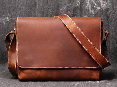 Vintage handmade men's shoulder slung - ANIBEY