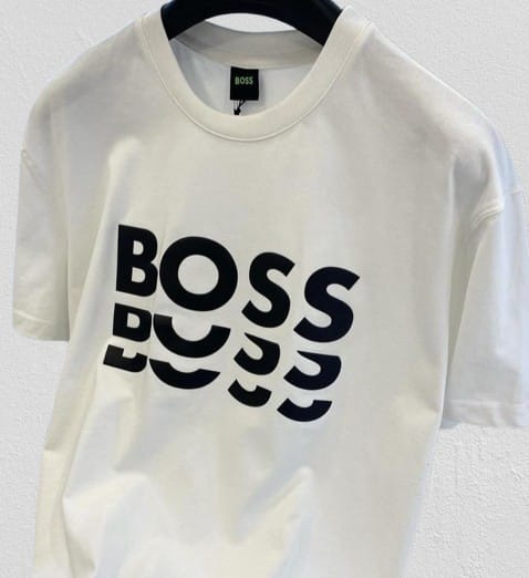 BOSS Men's Teetrury Shirt (White, M) - ANIBEY